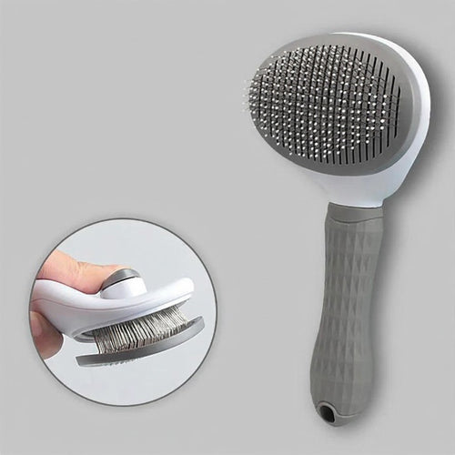 Self-Cleaning Deshedding Brush